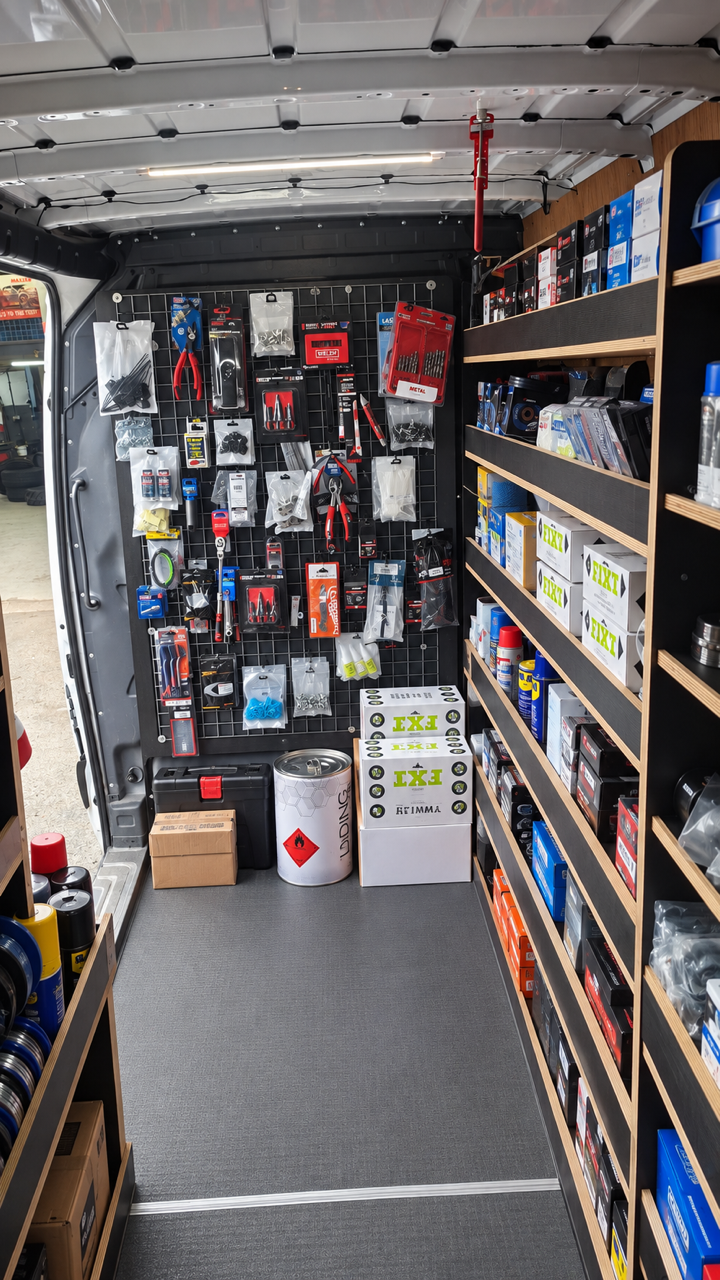 Consumable van interior